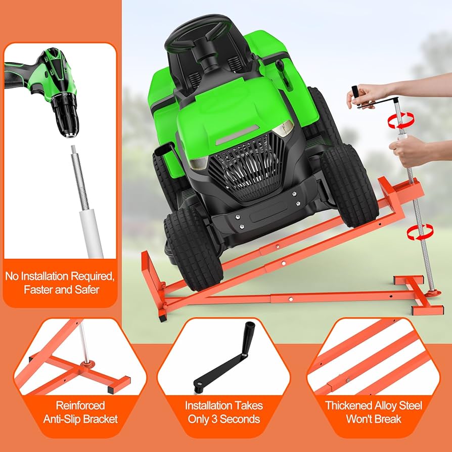Liftcare　AX-HXL1810 Amazon.com: 1200LB Lawn Tractor Lift Jack & Riding Mower